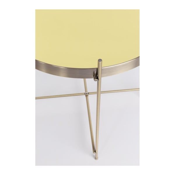 Kuldne kokkupandav laud Cupido, ø 43 cm - Zuiver-image-4