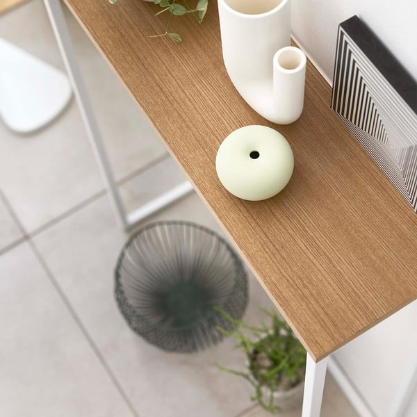 Valge-helepruun konsoollaud 18,5x60 cm Tower - YAMAZAKI-image-3