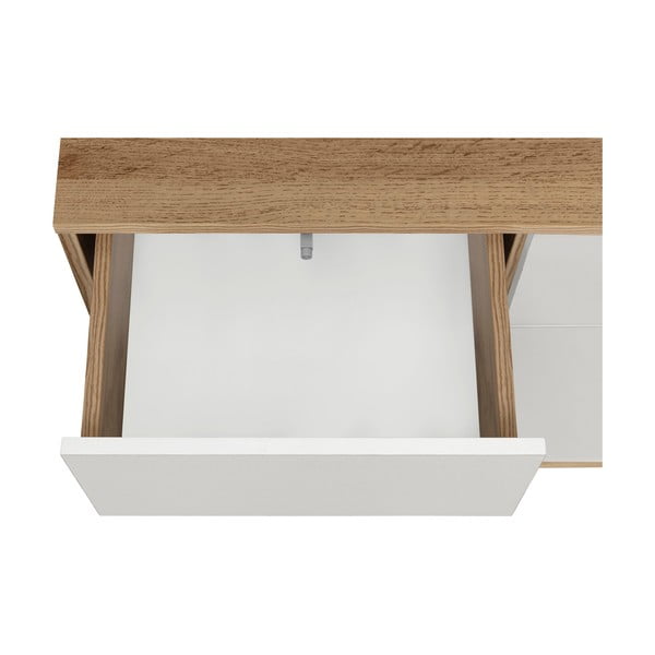 Valge tammespooniga kapp 84x165x39 cm Skandi – Støraa-image-3