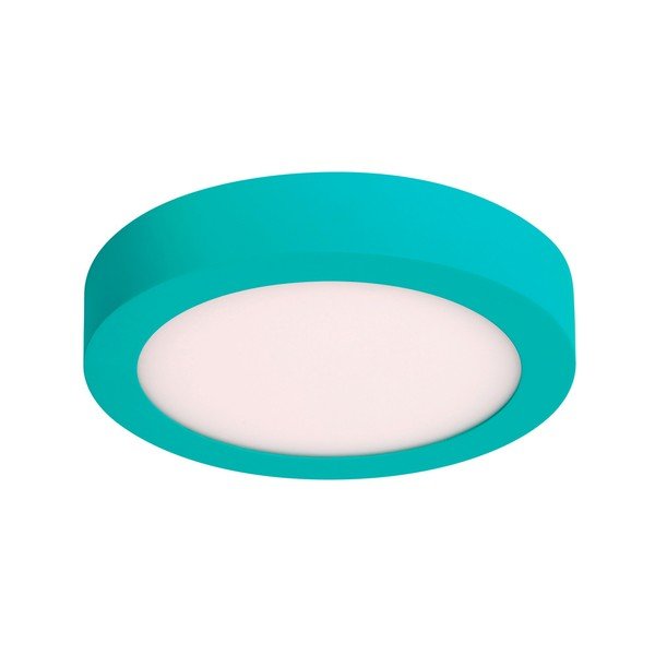 Tyrkysové stropní svítidlo SULION Gummy, ⌀ 22,5 cm
