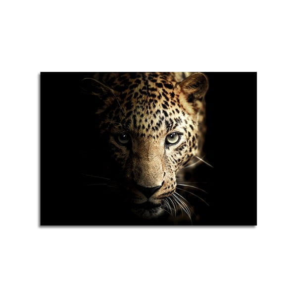 Klaasist maal 100x70 cm Leopard - Styler