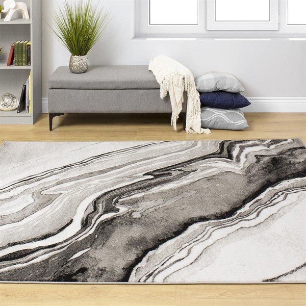 Hall ja must vaip Manhattan Empire, 160 x 230 cm - Webtappeti-image-2