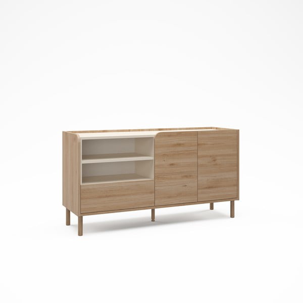 Tammespoonist kummut 141x75,5x44 cm Monza - Marckeric-image-3