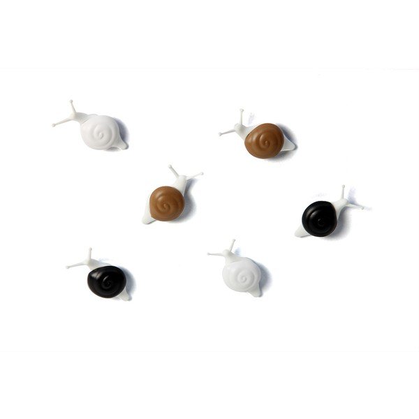 Sada 6 magnetů Qualy&CO Snail-image-1