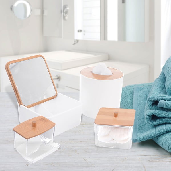 Valge plastikust prügikast 1,6 l Whitney - Orion-image-1