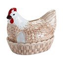 Pruun kiviplaadist kauss kaanega  - Mason Cash