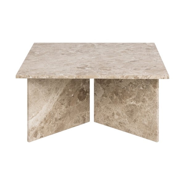 Beež marmorist diivanilaud 90x90 cm Vega - Actona-image-3