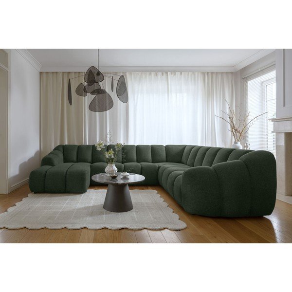 Tumeroheline nurgadiivan (parem nurk/U-kujuline) Shell - Miuform-image-1