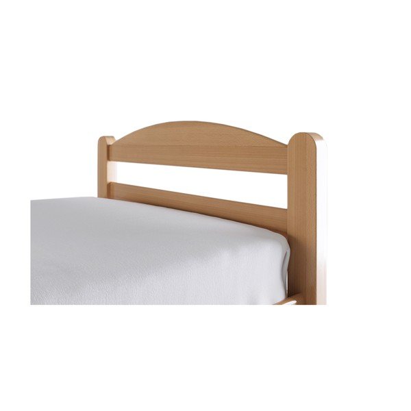 Pöögipuidust kaheinimesevoodi liistudest raamiga 180x200 cm naturaalses värvitoonis Bellariva - B.E.S.-image-2