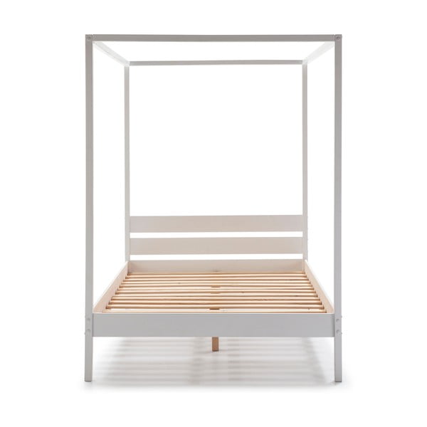 Valge kaheinimesevoodi 140x190 cm Dossel - Marckeric-image-2