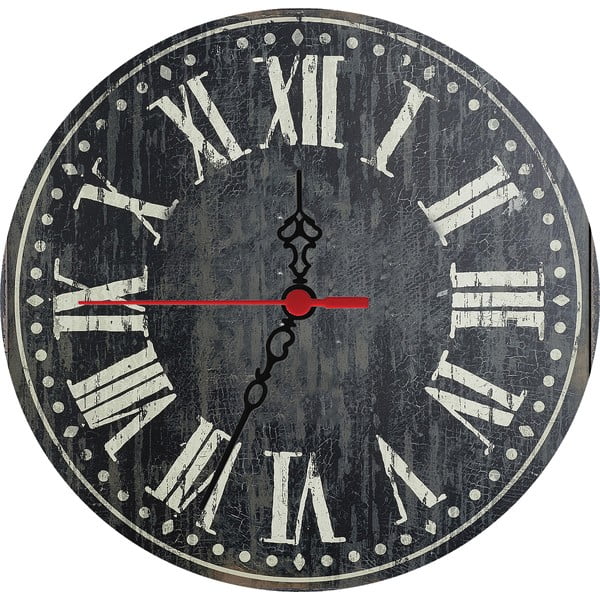 Nástěnné hodiny Dark Times, 30 cm