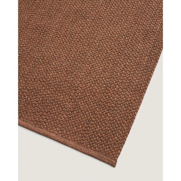 Terrakottapunane taaskasutatud kiududest sise- ja välisvaip 160x230 cm Despas - Kave Home-image-4