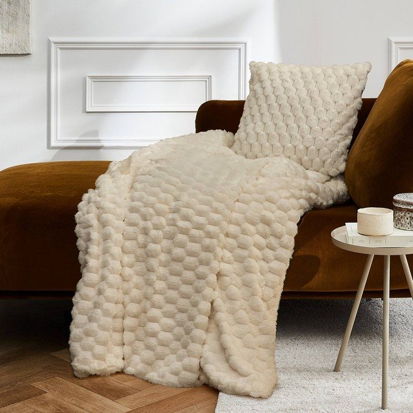 Elevandiluu mikroplüüs tekk 180x220 cm Frosty - douceur d'intérieur-image-1