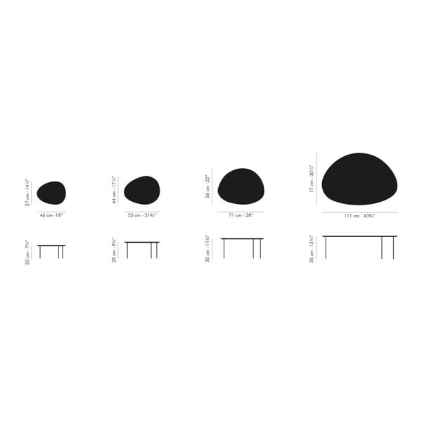 Konferenční stolek Eclipse Extra Large, bílý-image-2