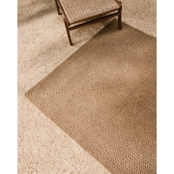 Beež taaskasutatud kiududest sise- ja välisvaip 160x230 cm Despas - Kave Home-image-2