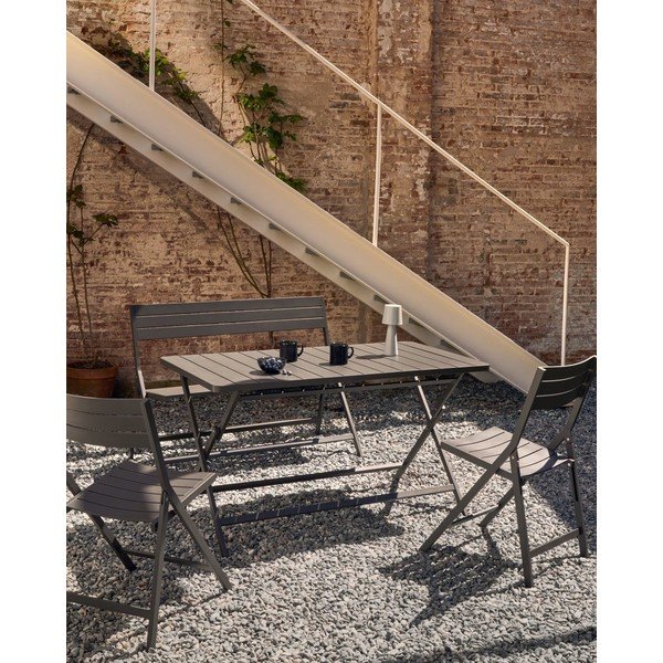 Metallist aia söögilaud 70x140 cm Torreta - Kave Home-image-1