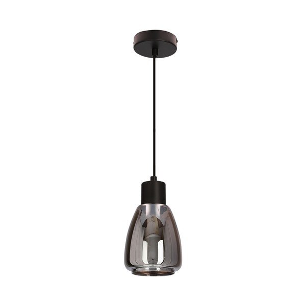 Must rippvalgusti klaasist varjuga ø 12 cm Moldo - Candellux Lighting