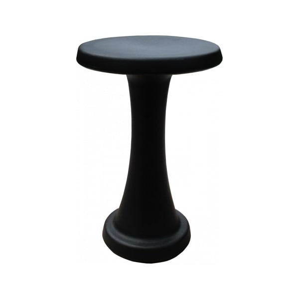 Černá stolička OneLeg, 40cm