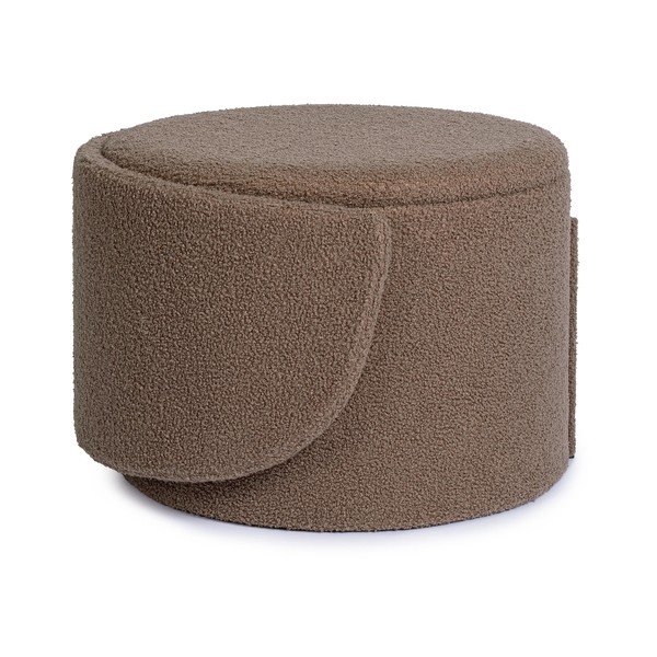 Hallikaspruuni värvi buklee kangast tumba Anthea - Yes Everyday-image-3