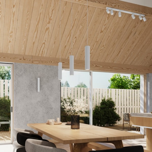 Valge laevalgusti 6,5x117 cm Gleam - Sollux-image-1