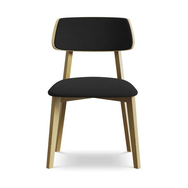 Must täispuidust söögitool Niu - Makamii-image-1