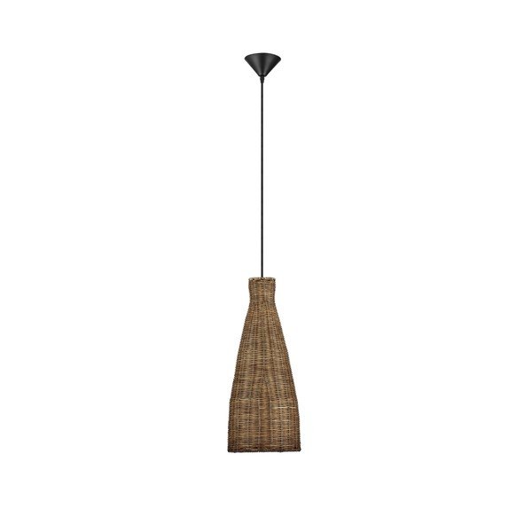 Rotangist ripplamp naturaalses värvitoonis, ø 19,5 cm Rielo - Nova Luce