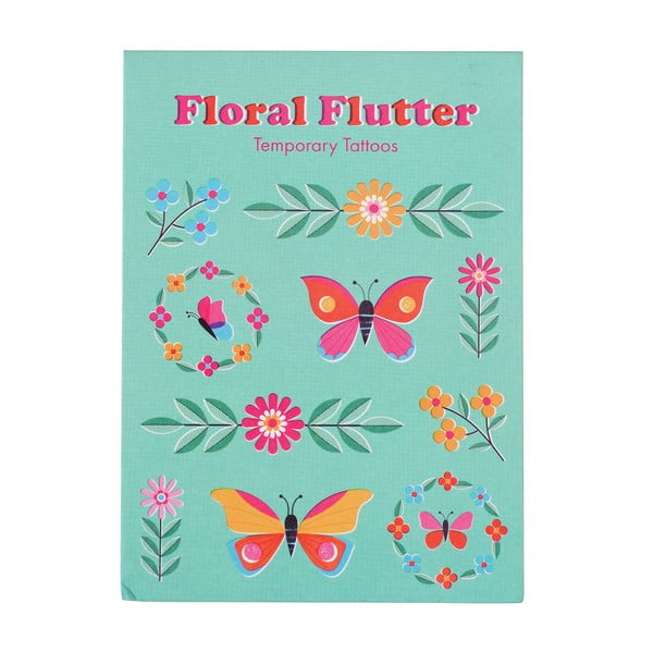 Laste tätoveeringud Floral Flutter - Rex London