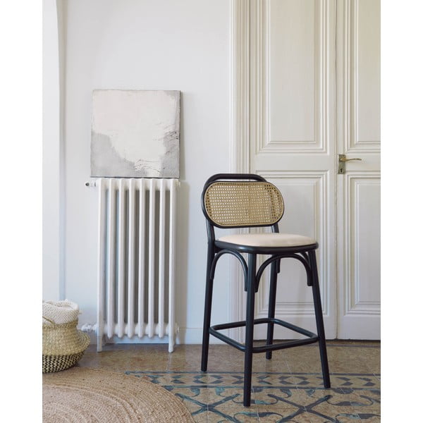 Mustas baaritool (istme kõrgus 65 cm) Doriane – Kave Home-image-1