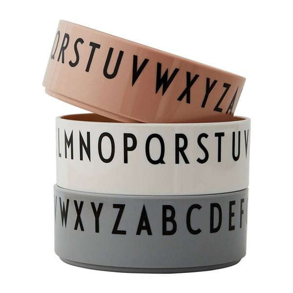 3 beebikaussi komplekt Nude Breakfast. Dinner. Lunch. - Design Letters