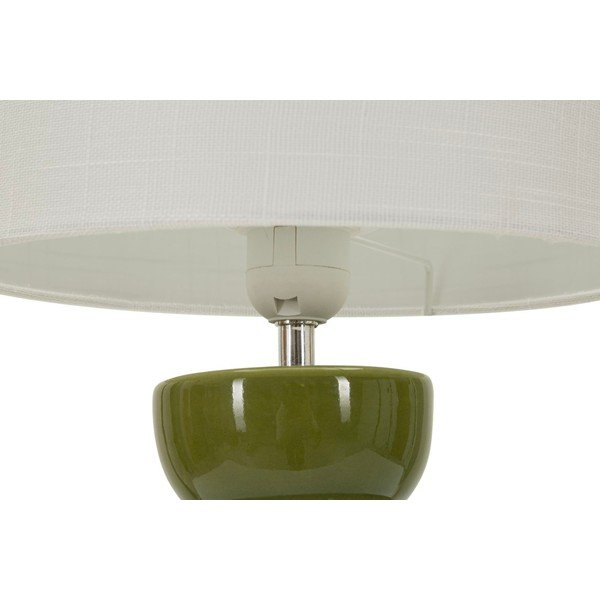 Valge/roheline keraamiline laualamp tekstiilist varjuga (kõrgus 46 cm) Torr - Mauro Ferretti-image-4