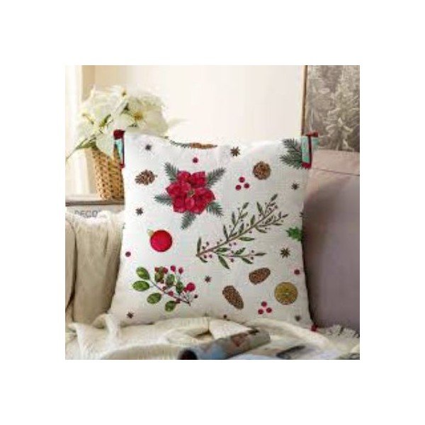 Jõuluteemaline padjapüür 43x43 cm Meryy Christmas - Mila Home-image-1