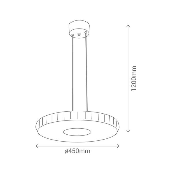 Závěsné svítidlo SULION Stern, ø 45 cm-image-3