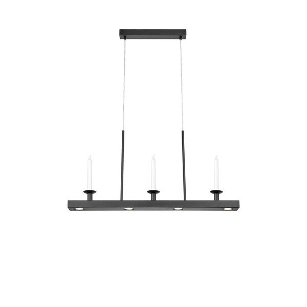 Must metallist hämardatav LED-rippvalgusti Dining - Markslöjd