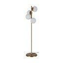 Põrandavalgusti kuldset värvi, kõrgus 130 cm Owl - Squid Lighting
