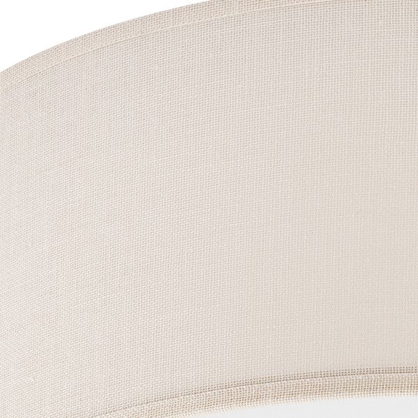 Kreem laevalgusti tekstiilist varjuga ø 35 cm Vivian - LAMKUR-image-4