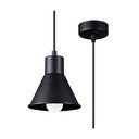 Must ripplamp metallist varju 14x14 cm Martina - Sollux