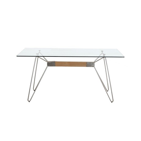 Jídelní stůl s černýma nohama Marckeric Nicole, 160 x 90 cm-image-4