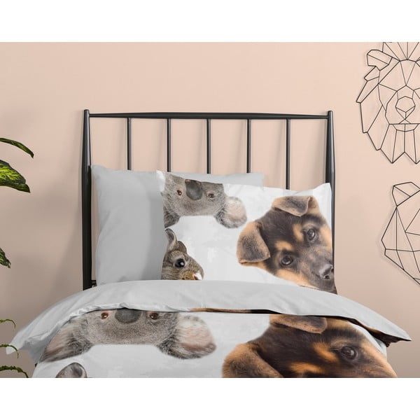 Puuvillane laste pikendatud voodipesu üheinimesevoodile 140x220 cm Semmie - Good Morning-image-2