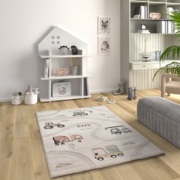 Beež laste vaip 120x170 cm Clown – Universal-image-1