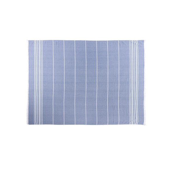 Sinine puuvillane tekk 150x200 cm Solene - Tiseco Home Studio-image-2