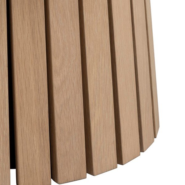 Ümmargune kohvilaud tammepuust ø 80 cm Christo - Actona-image-4