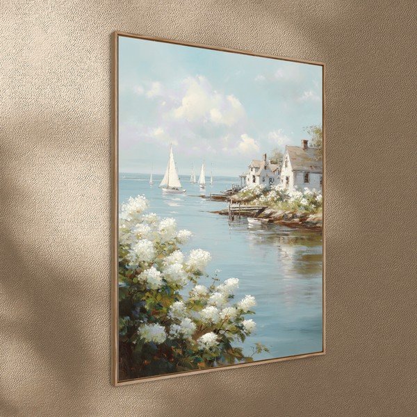 Trükitud pilt raamiga 60x80 cm Quiet Bay - Styler-image-2