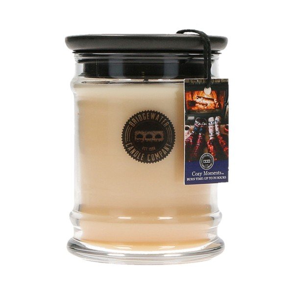 Svíčka s vůní ve skleněné dóze Bridgewater candle Company Cozy Moments, doba hoření 65 - 85 hodin