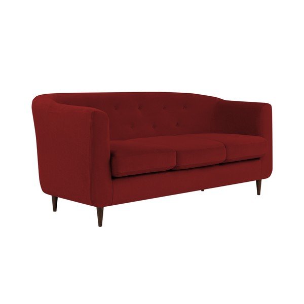 Červená pohovka Kooko Home Love, 175 cm-image-2