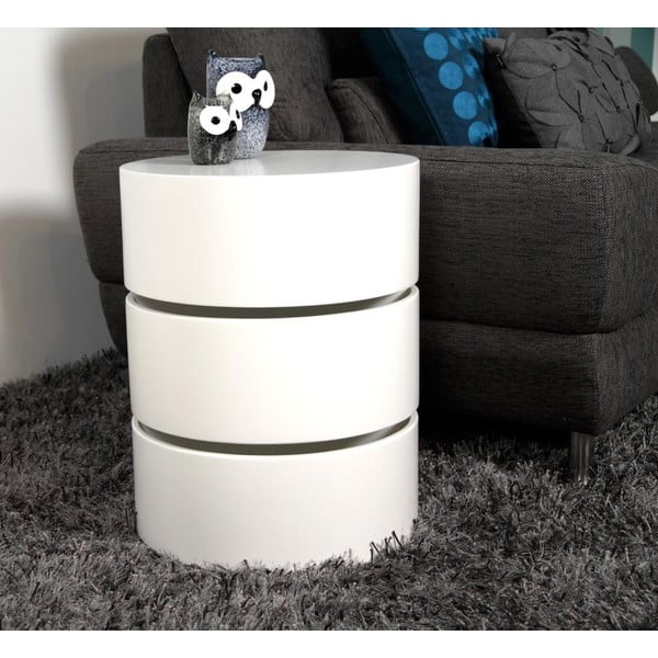Valge kohvilaud , ⌀ 40 cm Pop - Actona-image-3