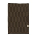 Tumepruunid puuvillased rätikud 2 tk 35x55 cm komplektis Geo - Mette Ditmer Denmark