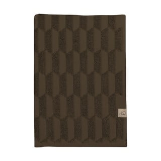 Tumepruunid puuvillased rätikud 2 tk 35x55 cm komplektis Geo - Mette Ditmer Denmark
