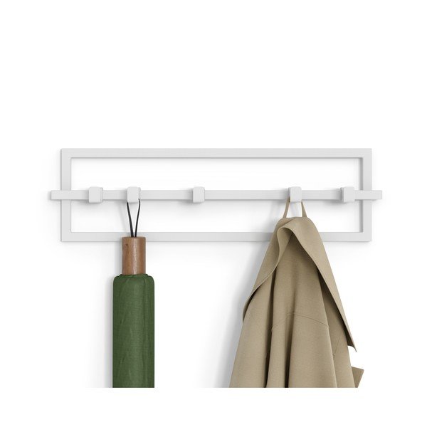 Valge metallist seinakinnitus Cubiko - Umbra-image-4