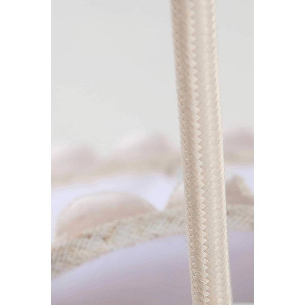 Beež linane ripplamp ø 40 cm Alina - Jotex-image-3
