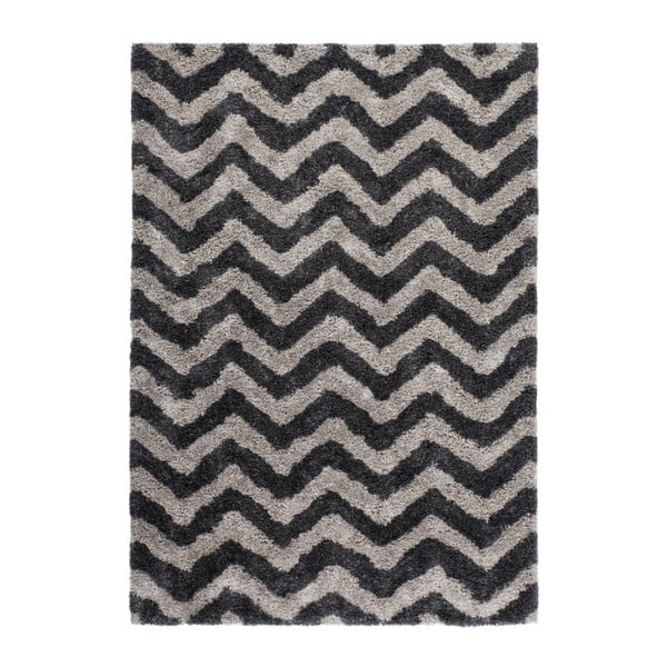 Ručně tkaný koberec Kayoom Finesse 923 Graphit, 160 x 230 cm